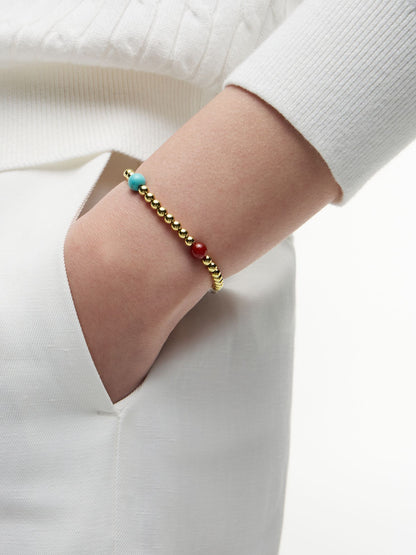 Tommy Hilfiger Boho Multicolor Beaded Bracelet