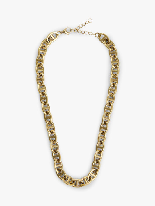 Tommy Hilfiger Gold-Plated Mariner-Link Chain Necklace