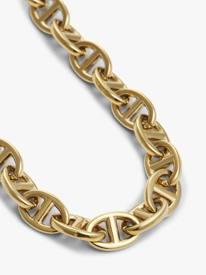 Tommy Hilfiger Gold-Plated Mariner-Link Chain Necklace