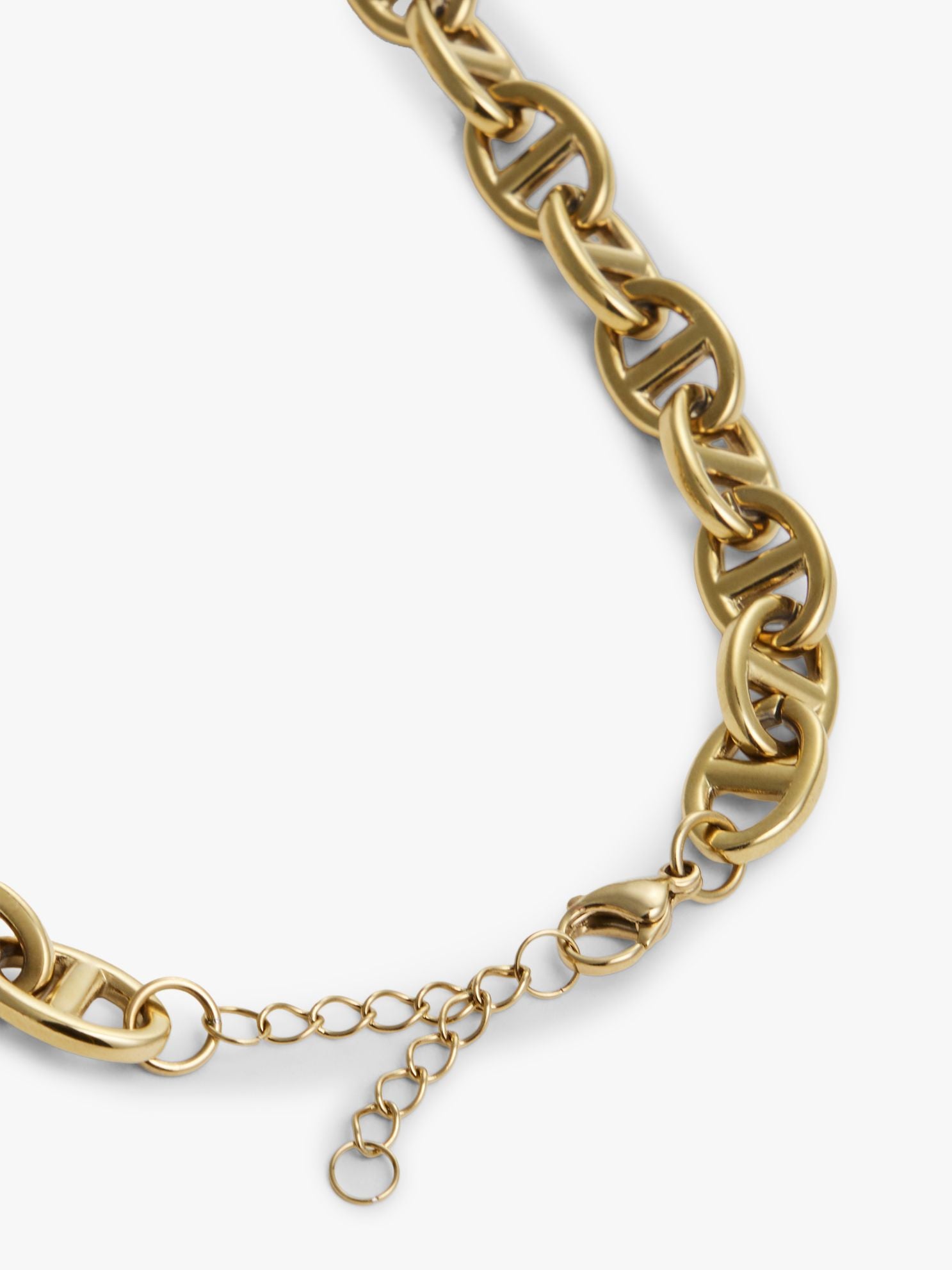 Tommy Hilfiger Gold-Plated Mariner-Link Chain Necklace