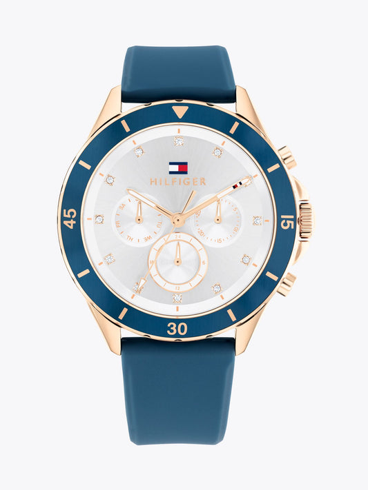 Tommy Hilfiger 40MM White Dial Boyfriend Watch