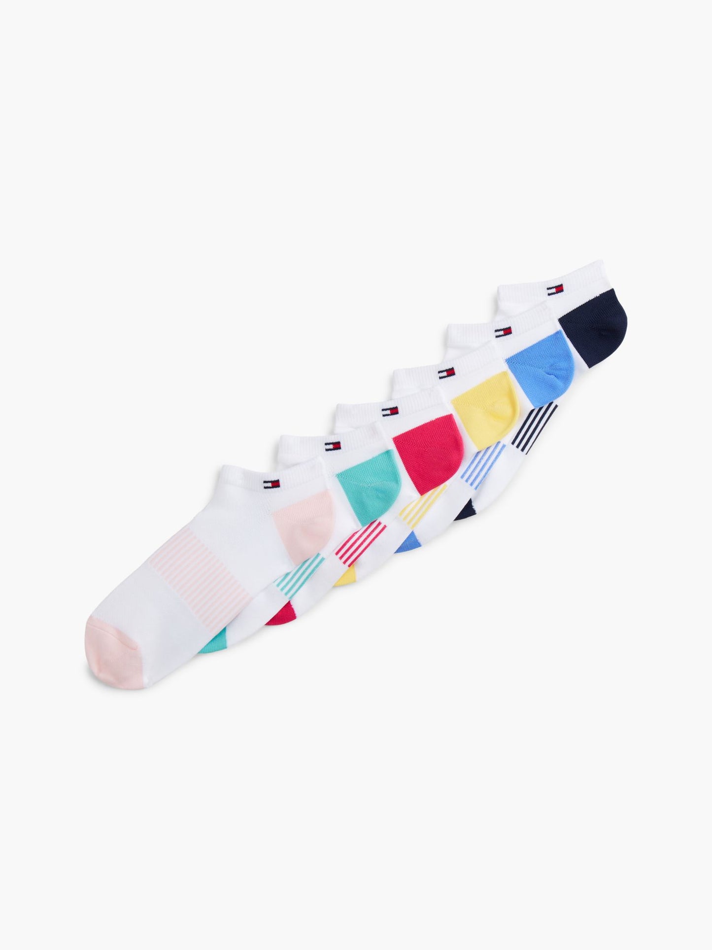 Tommy Hilfiger Multicolor Sport Ankle Sock 6-Pack