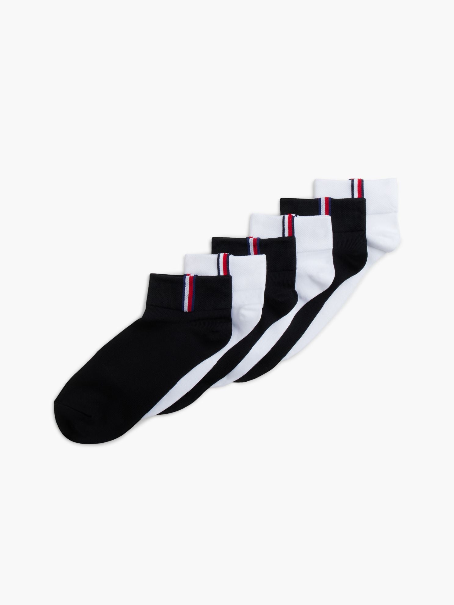 Tommy Hilfiger Signature Sport Quarter Top Sock 6-Pack