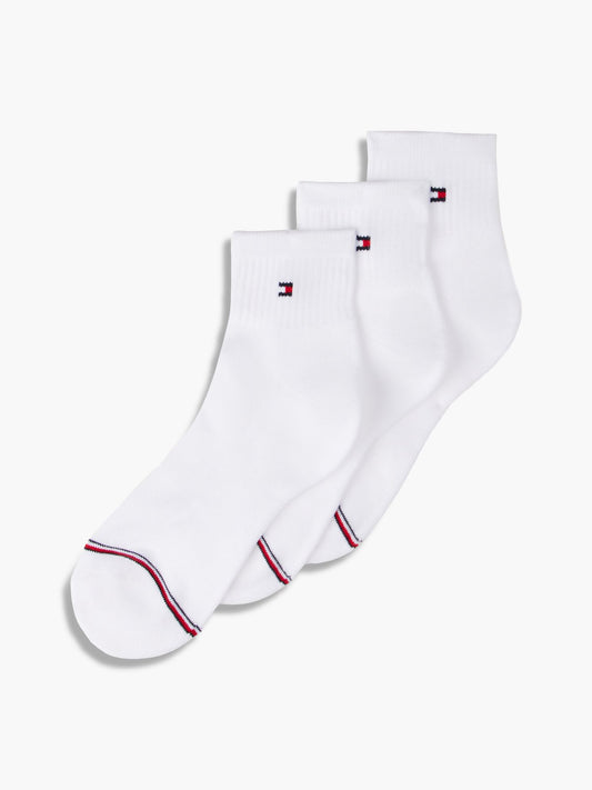 Tommy Hilfiger Classic Quarter-Top Sock 3-Pack