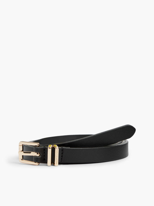 Tommy Hilfiger Square Buckle Slim Leather Belt