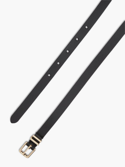 Tommy Hilfiger Square Buckle Slim Leather Belt