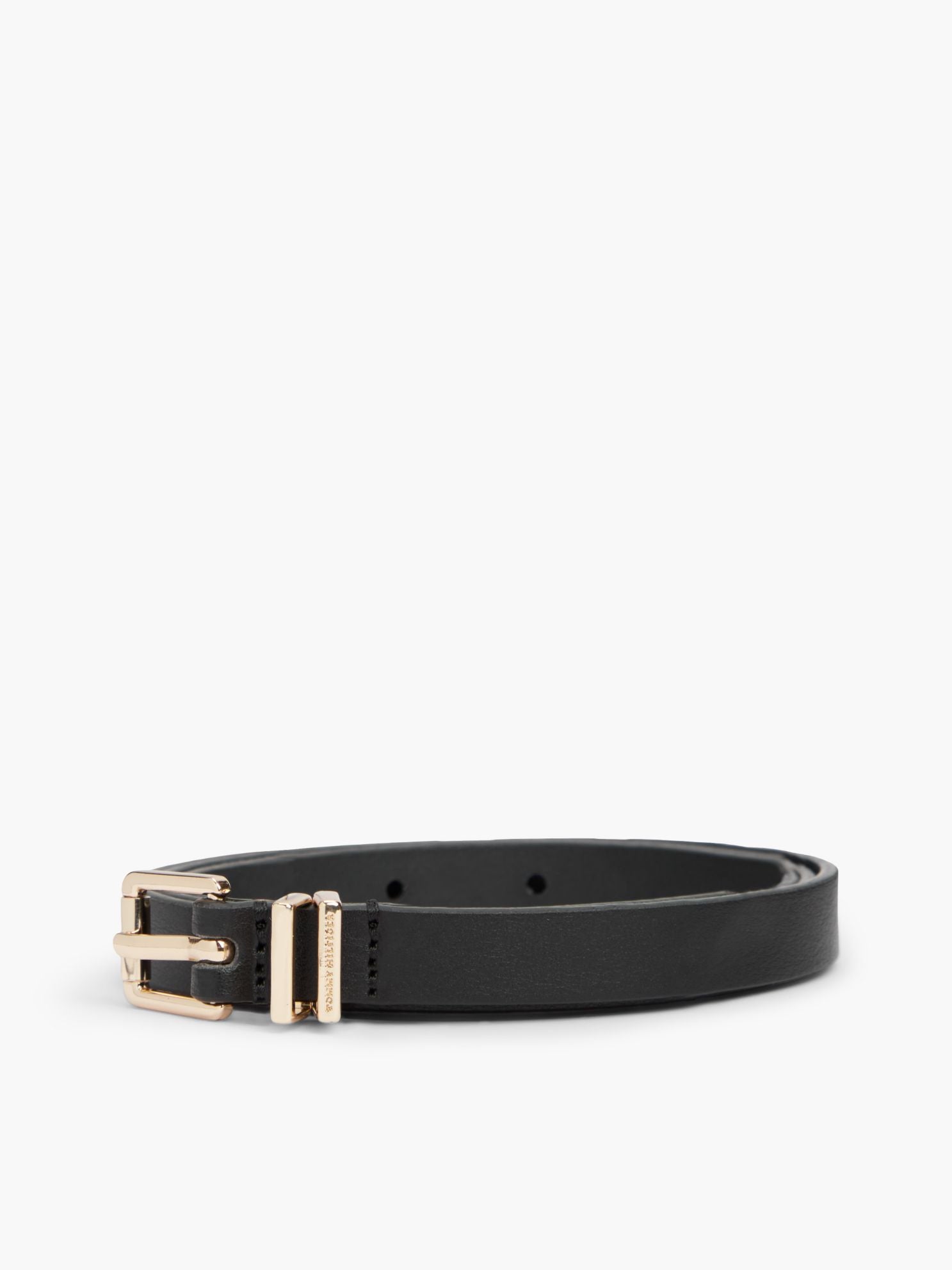 Tommy Hilfiger Square Buckle Slim Leather Belt
