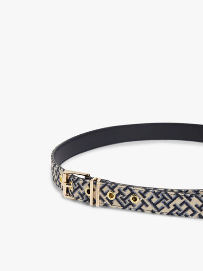 Tommy Hilfiger Monogram Jacquard Belt