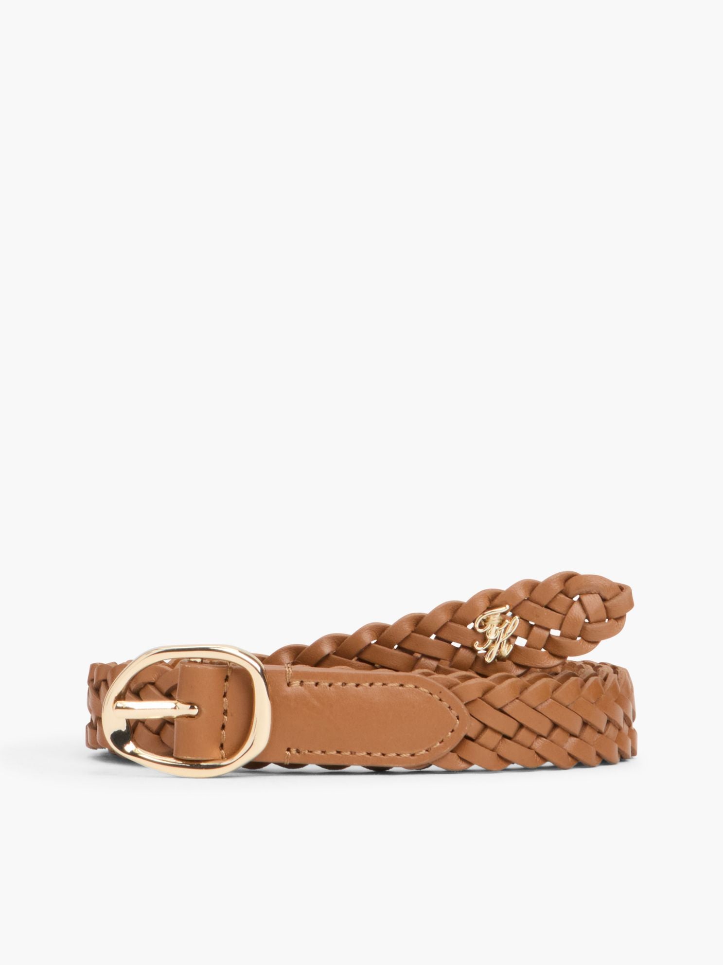 Tommy Hilfiger Slim Woven Leather Belt