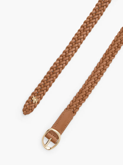 Tommy Hilfiger Slim Woven Leather Belt