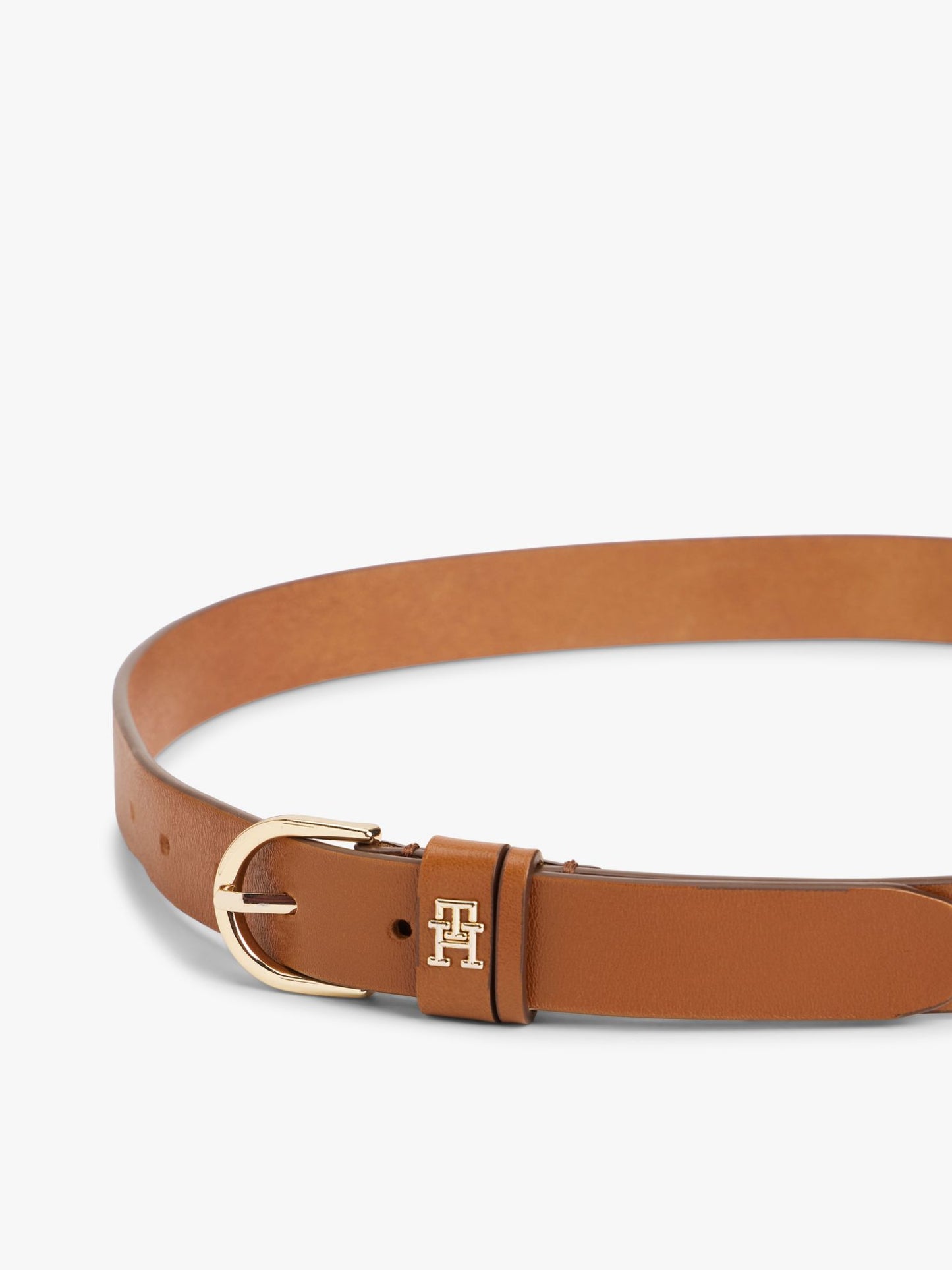 Tommy Hilfiger Monogram Slim Leather Belt