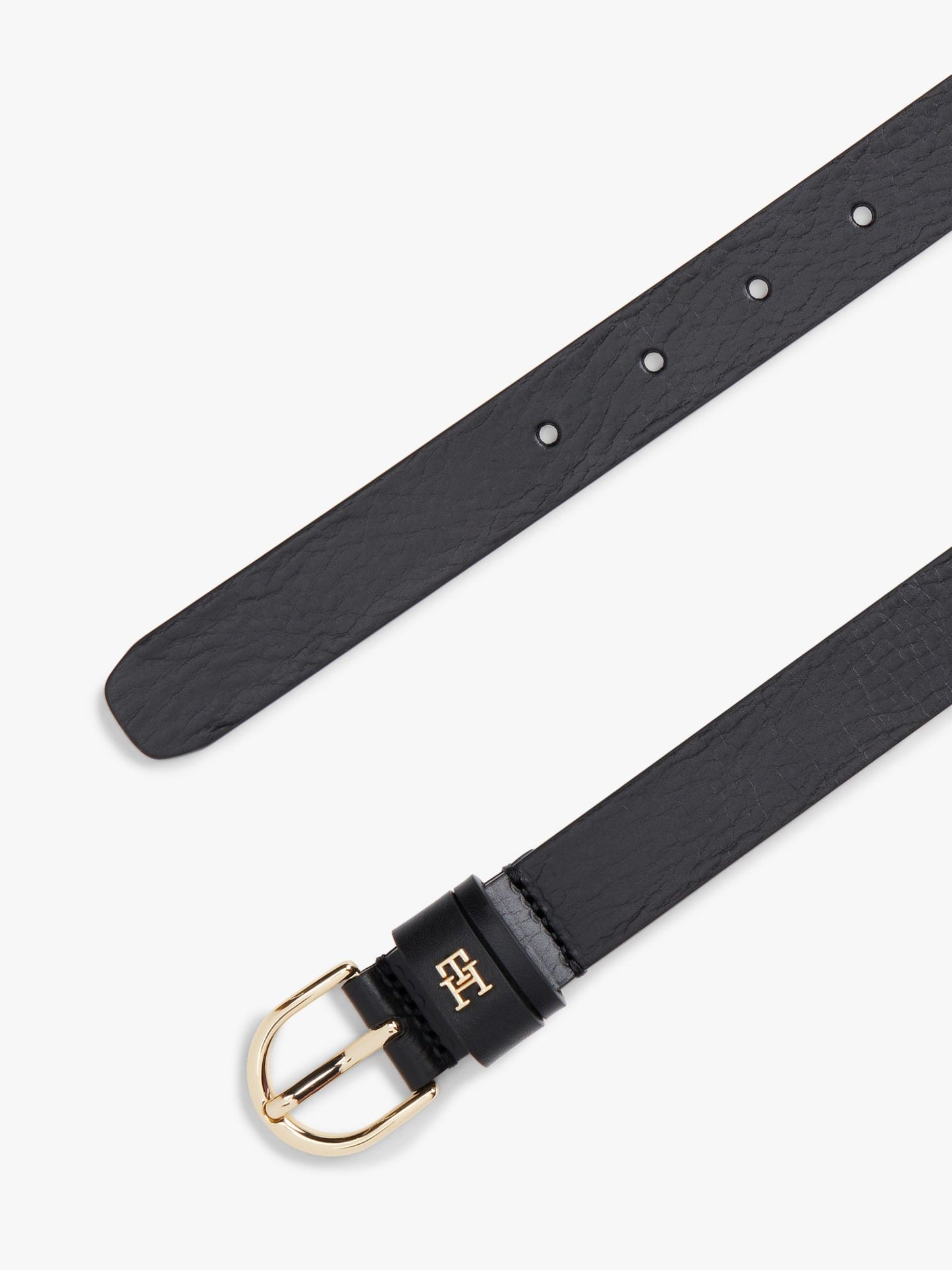 Tommy Hilfiger Monogram Slim Leather Belt