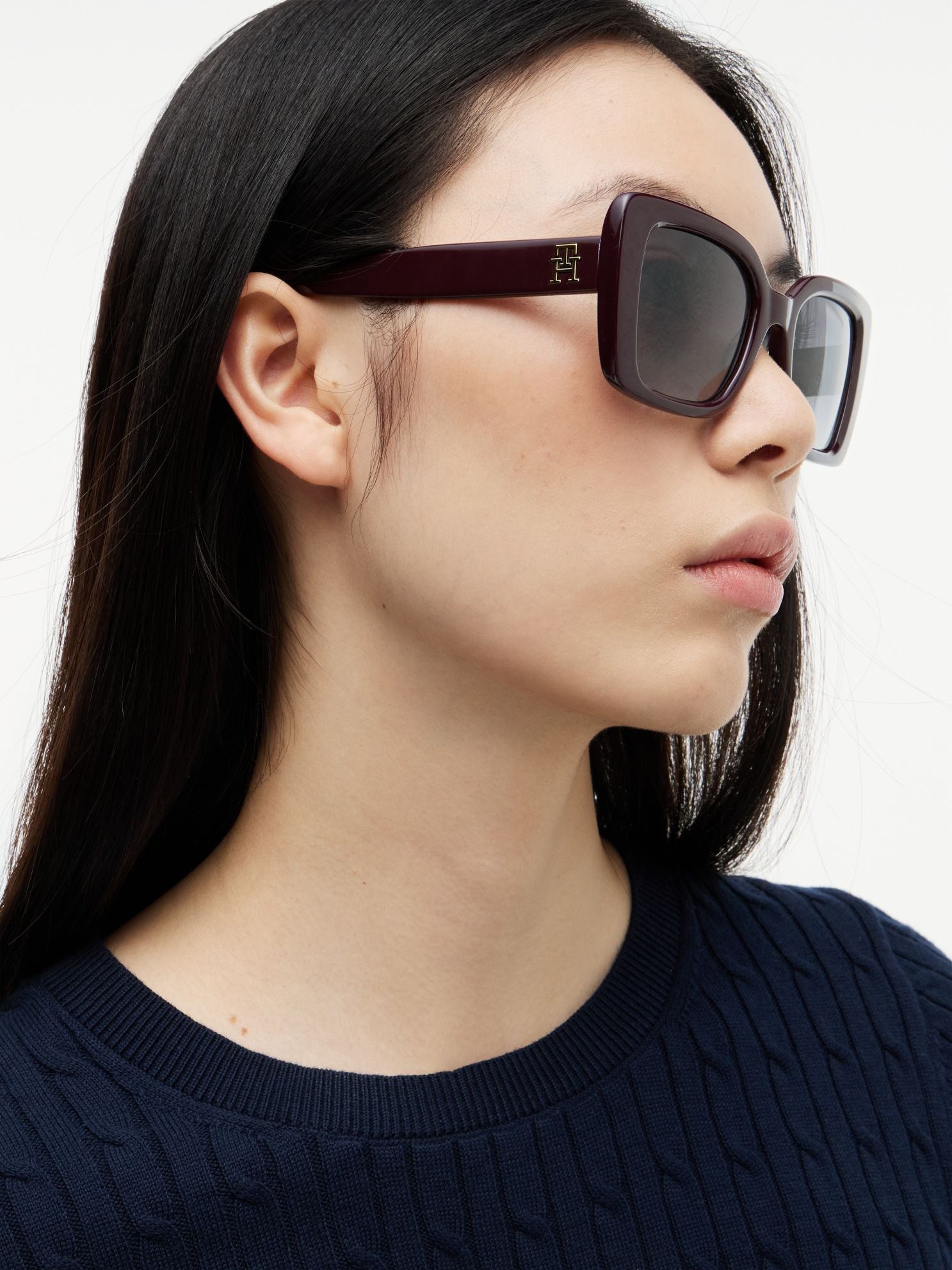 Tommy Hilfiger Bold Butterfly Frame Sunglasses