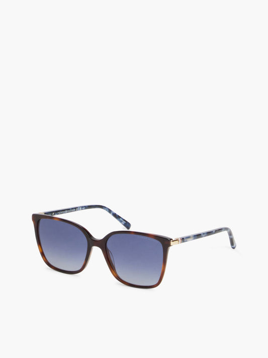 Tommy Hilfiger Cat-Eye Tortoise Acetate Sunglasses