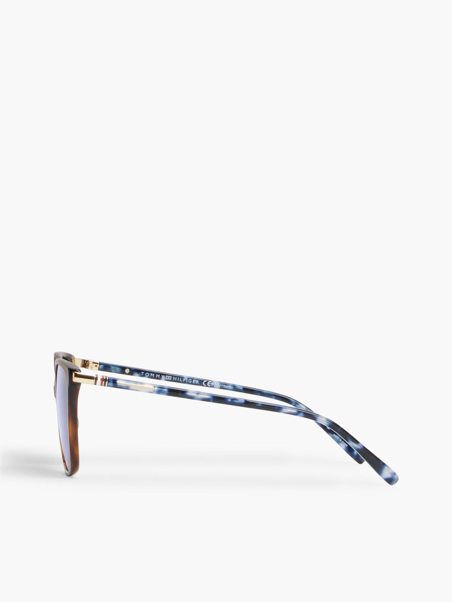 Tommy Hilfiger Cat-Eye Tortoise Acetate Sunglasses