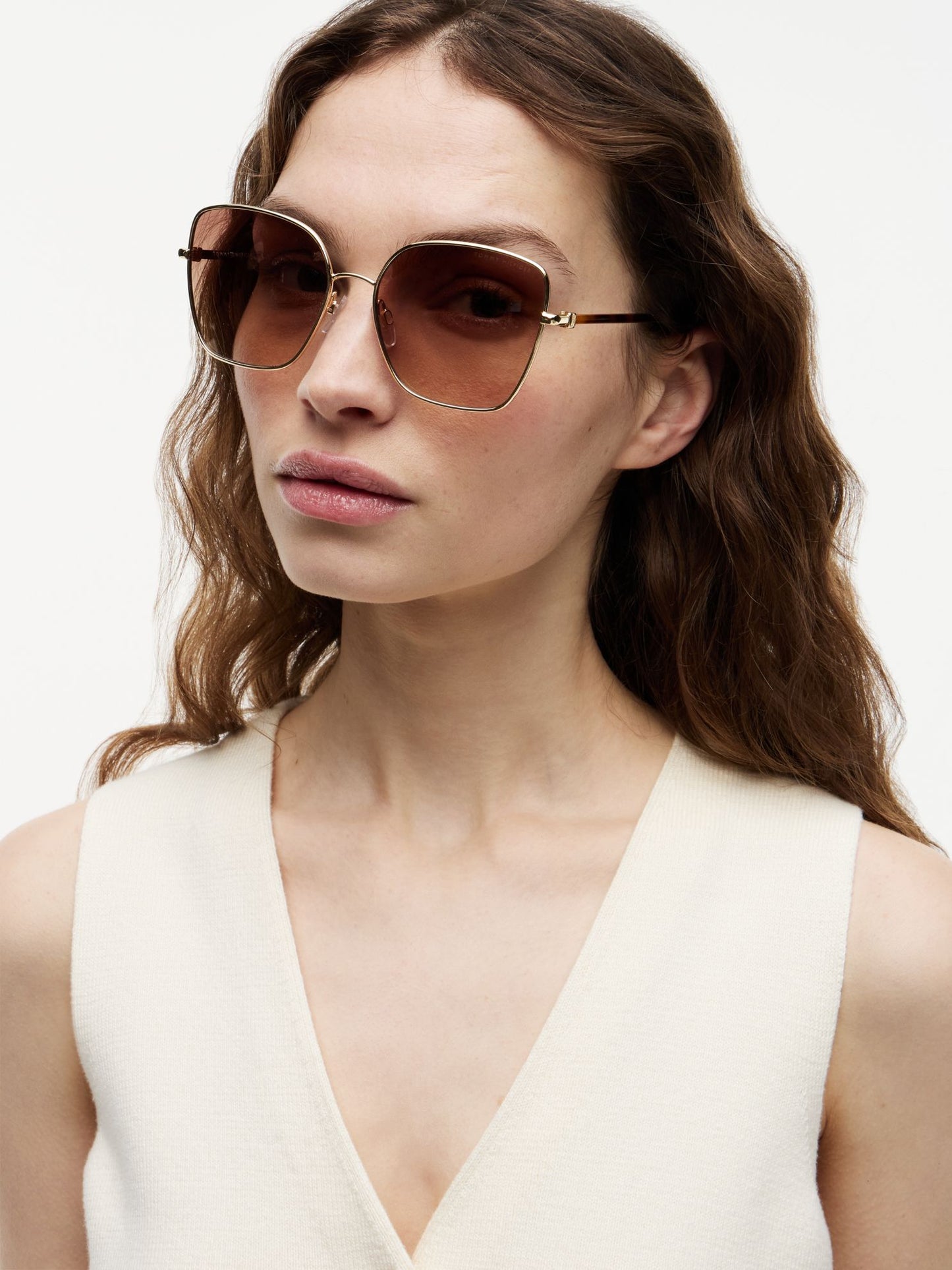 Tommy Hilfiger Metal Butterfly Frame Sunglasses