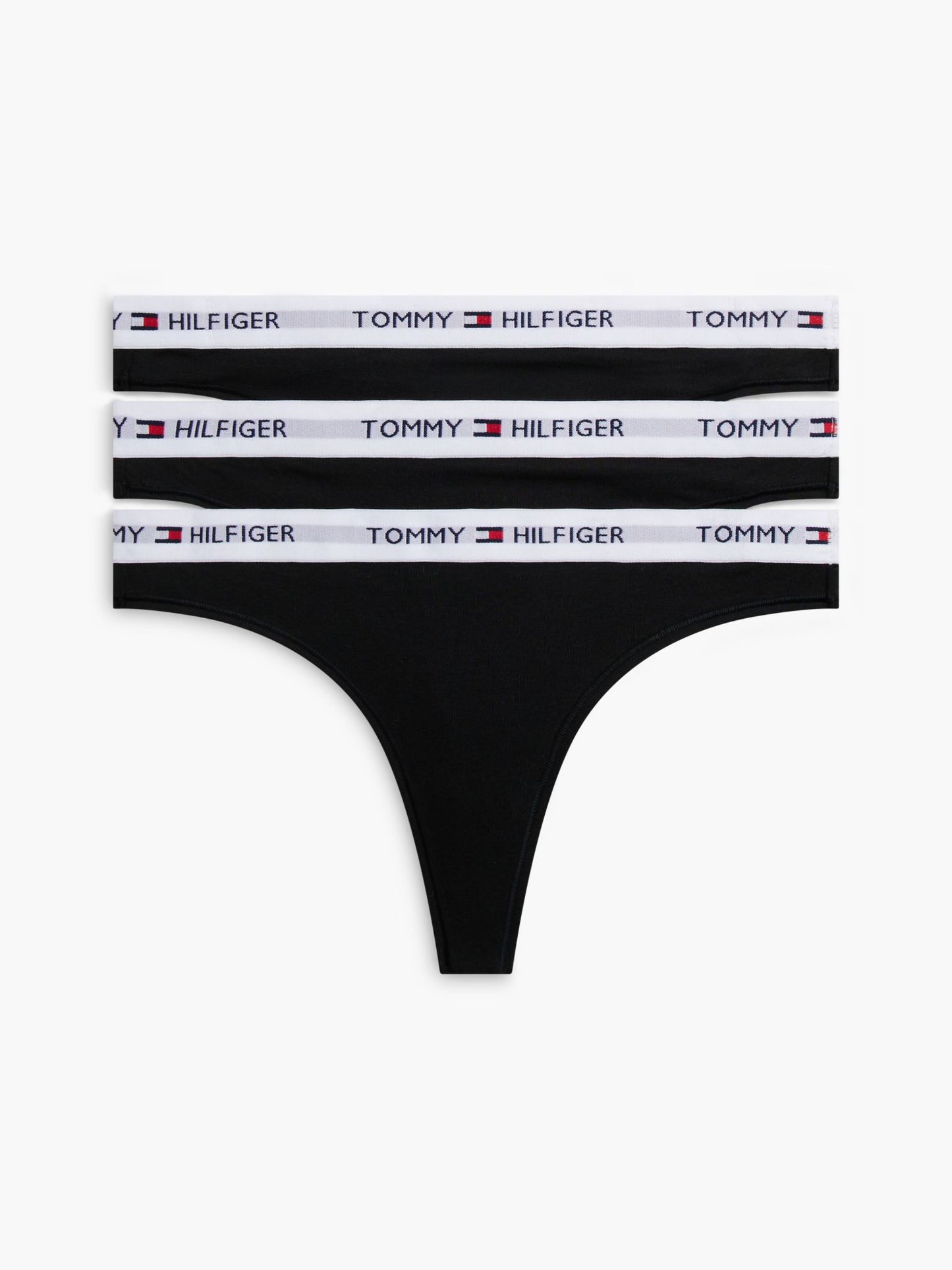 Tommy Hilfiger Tommy Logo Thong 3-Pack