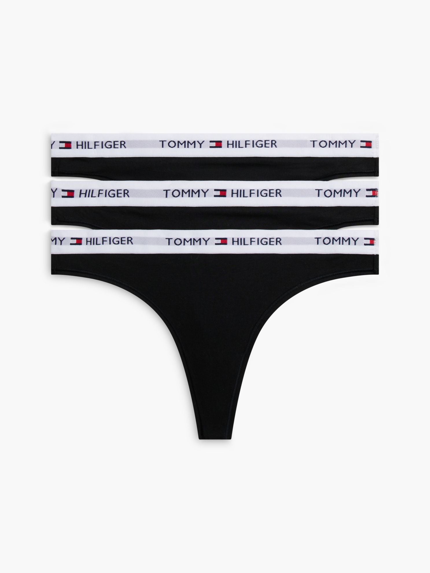 Tommy Hilfiger Tommy Logo Thong 3-Pack