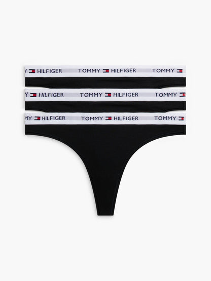 Tommy Hilfiger Tommy Logo Thong 3-Pack