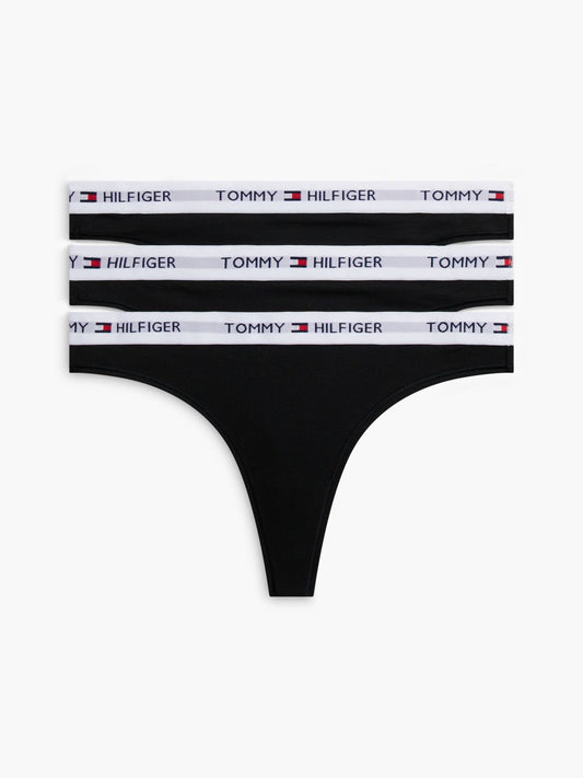 Tommy Hilfiger Tommy Logo Thong 3-Pack