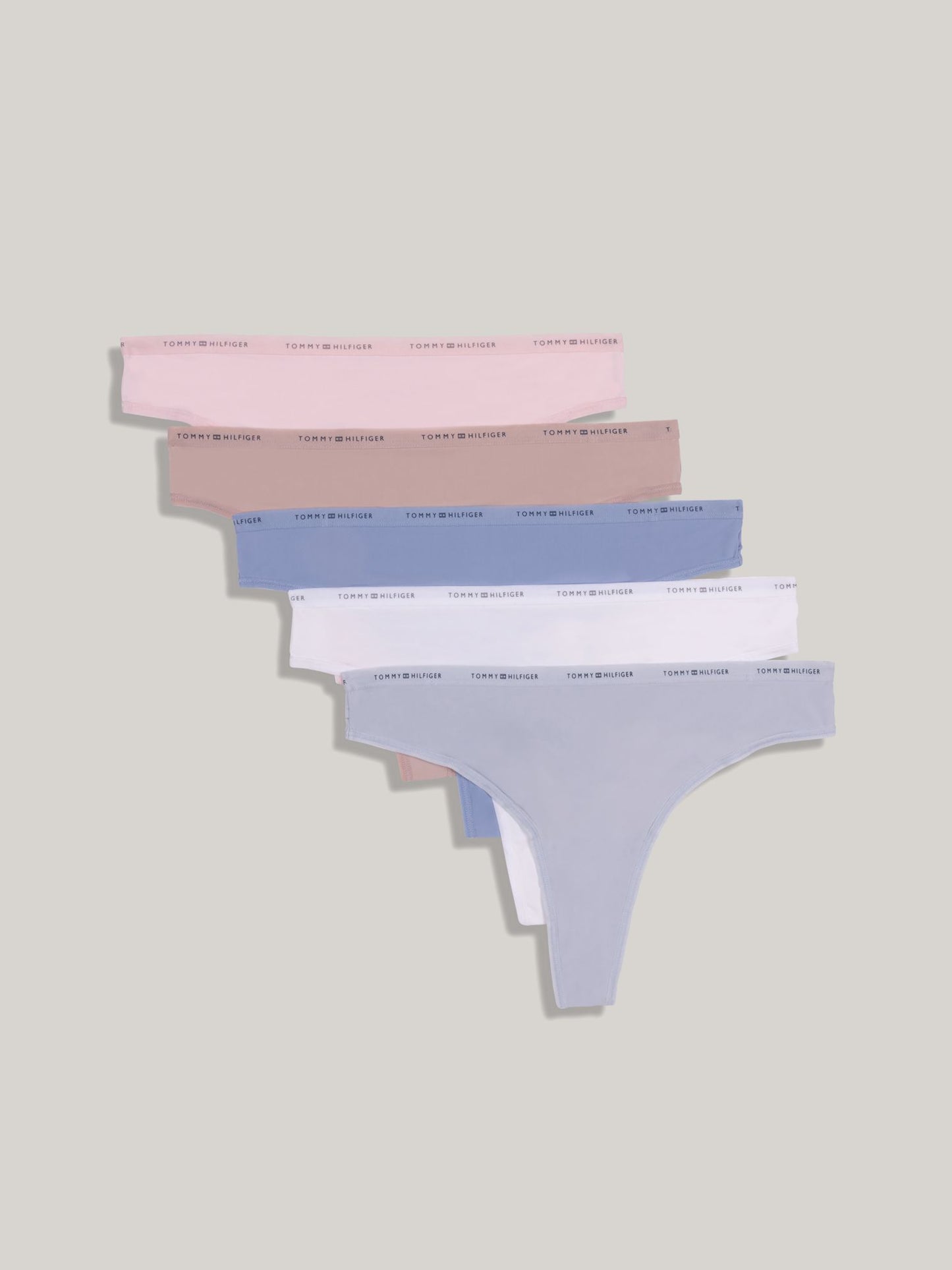 Tommy Hilfiger Tommy Logo Thong 5-Pack