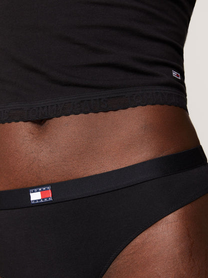 Tommy Hilfiger Tommy Jeans Flag Logo Thong 3-Pack