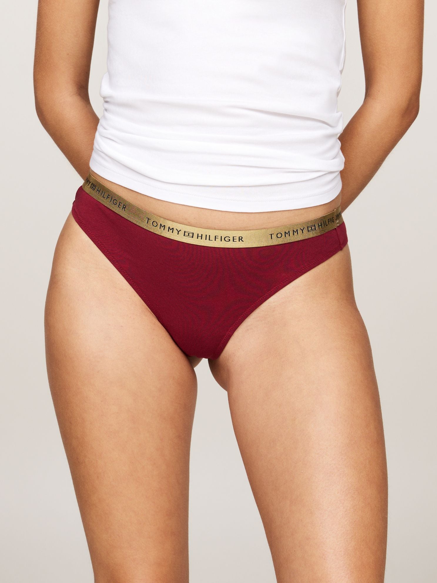 Tommy Hilfiger Logo Waistband Thong 5-Pack