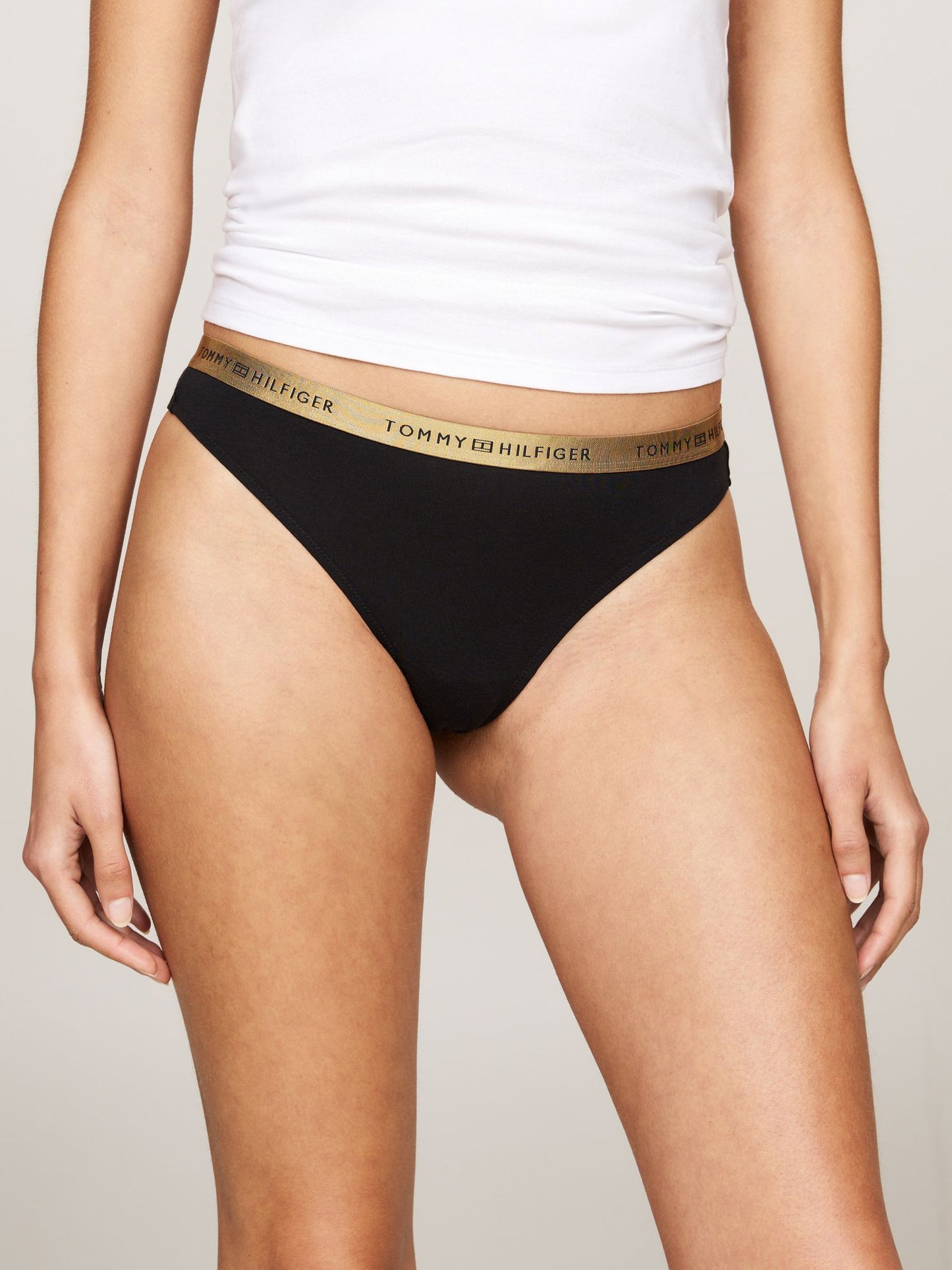 Tommy Hilfiger Logo Waistband Thong 5-Pack