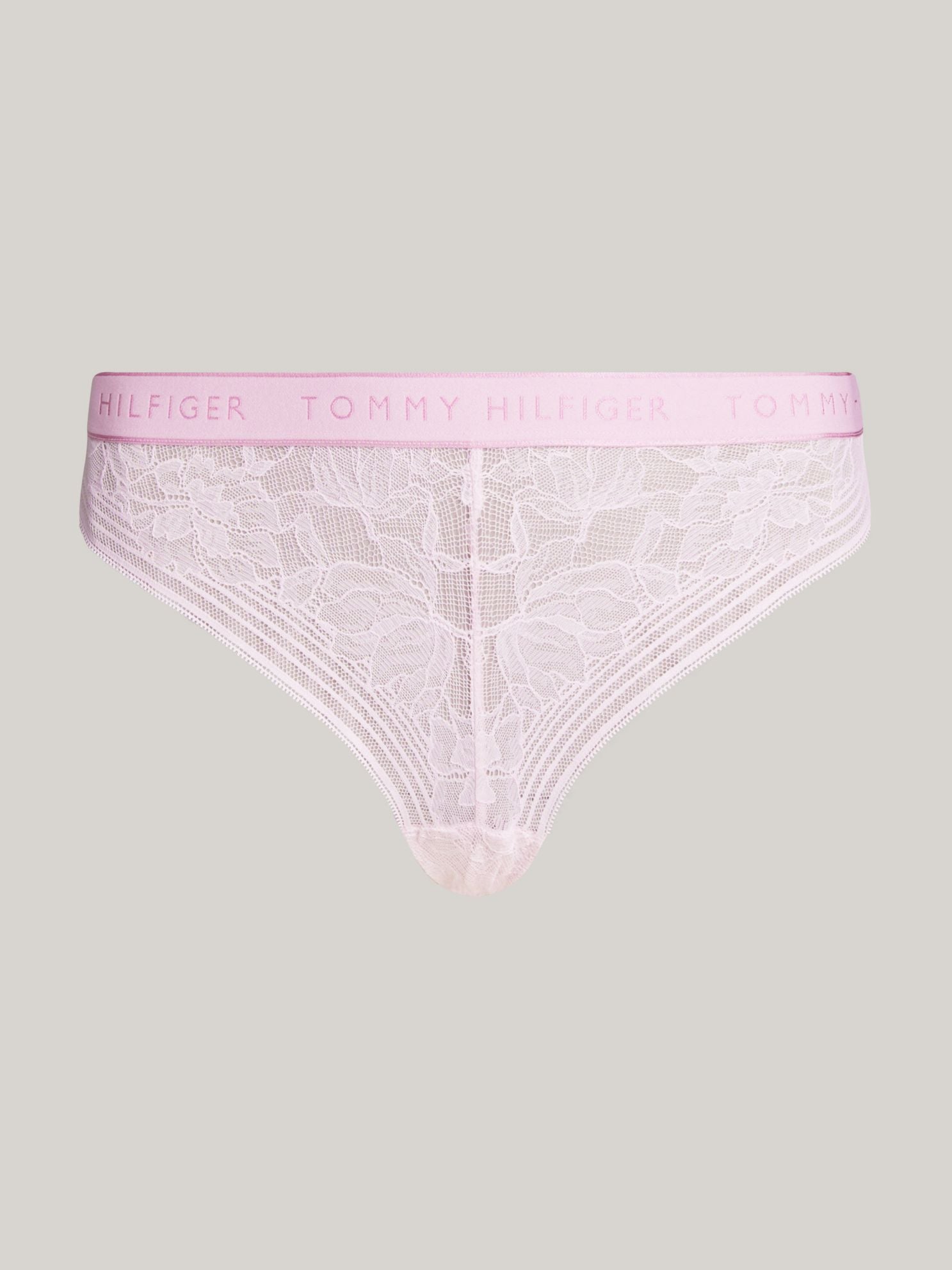 Tommy Hilfiger Logo Lace Thong