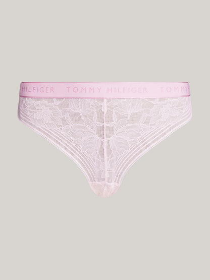 Tommy Hilfiger Logo Lace Thong