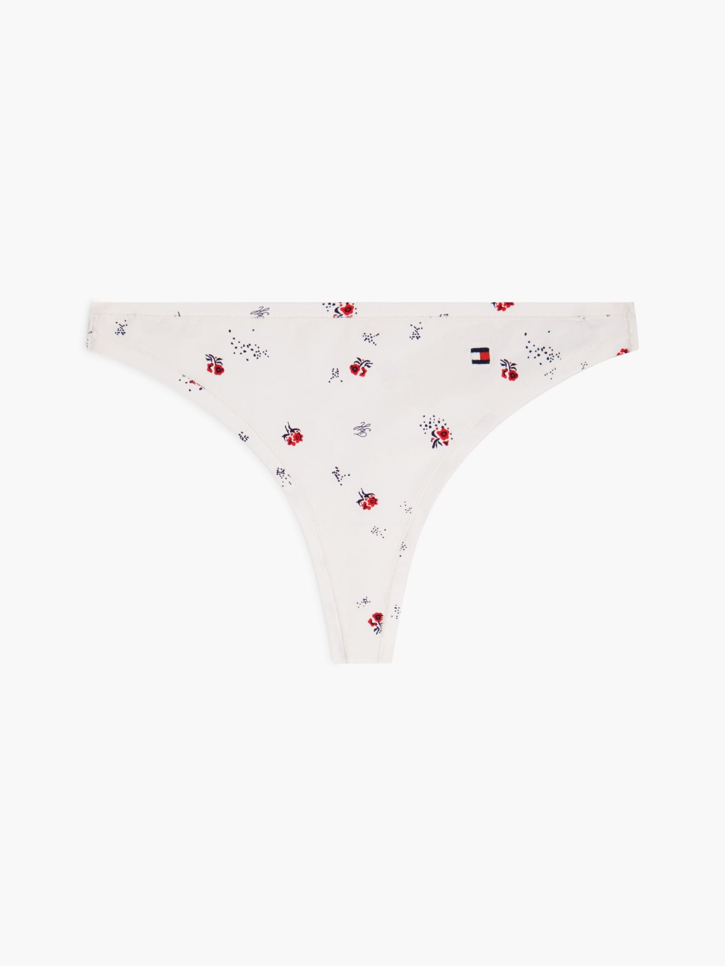 Tommy Hilfiger Floral-Printed Jersey Thong