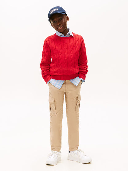 Tommy Hilfiger Kids' Cable Knit Sweater