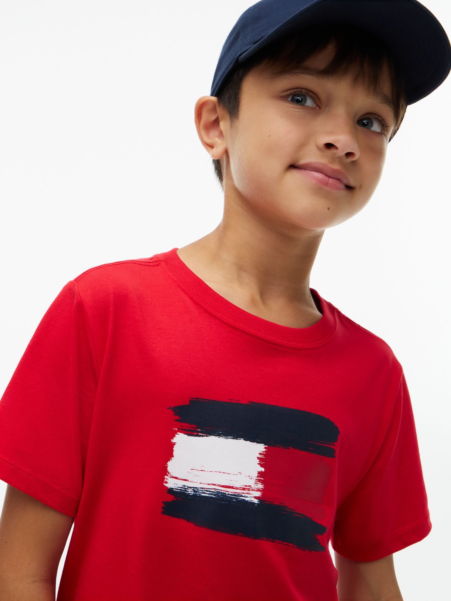 Tommy Hilfiger Kids' Paintbrush Flag T-Shirt