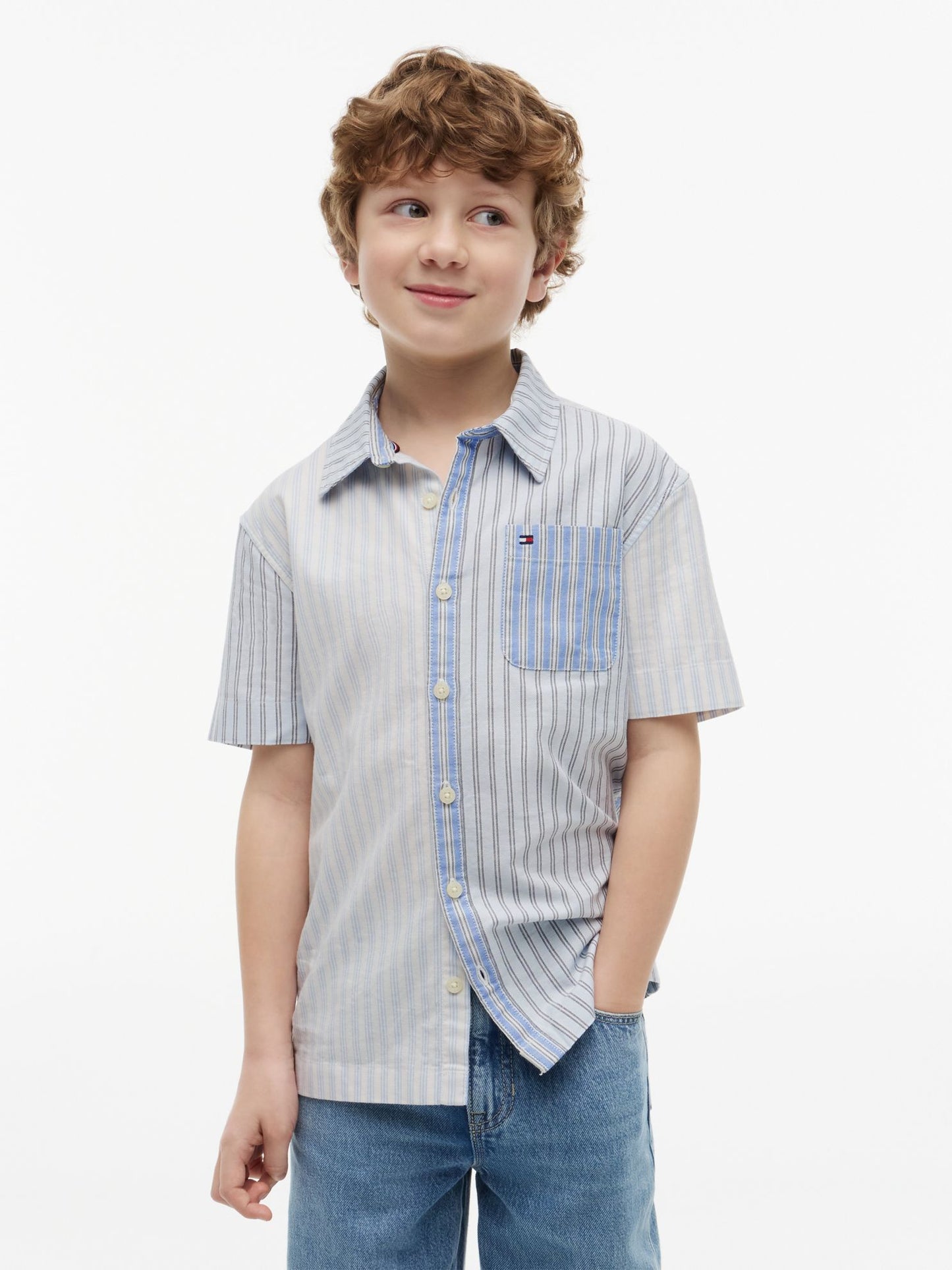Tommy Hilfiger Kids' Mixed Stripe Shirt