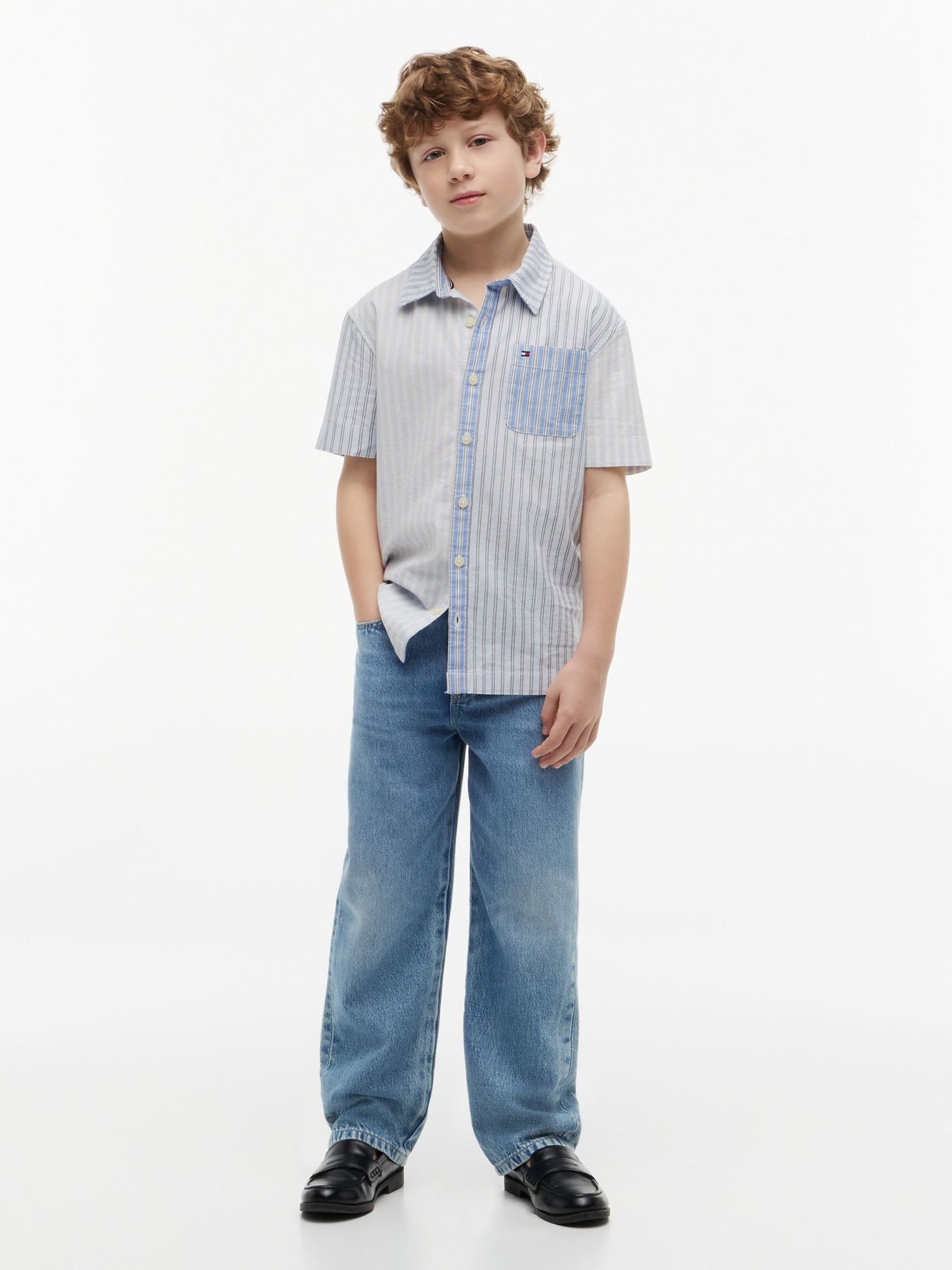 Tommy Hilfiger Kids' Mixed Stripe Shirt