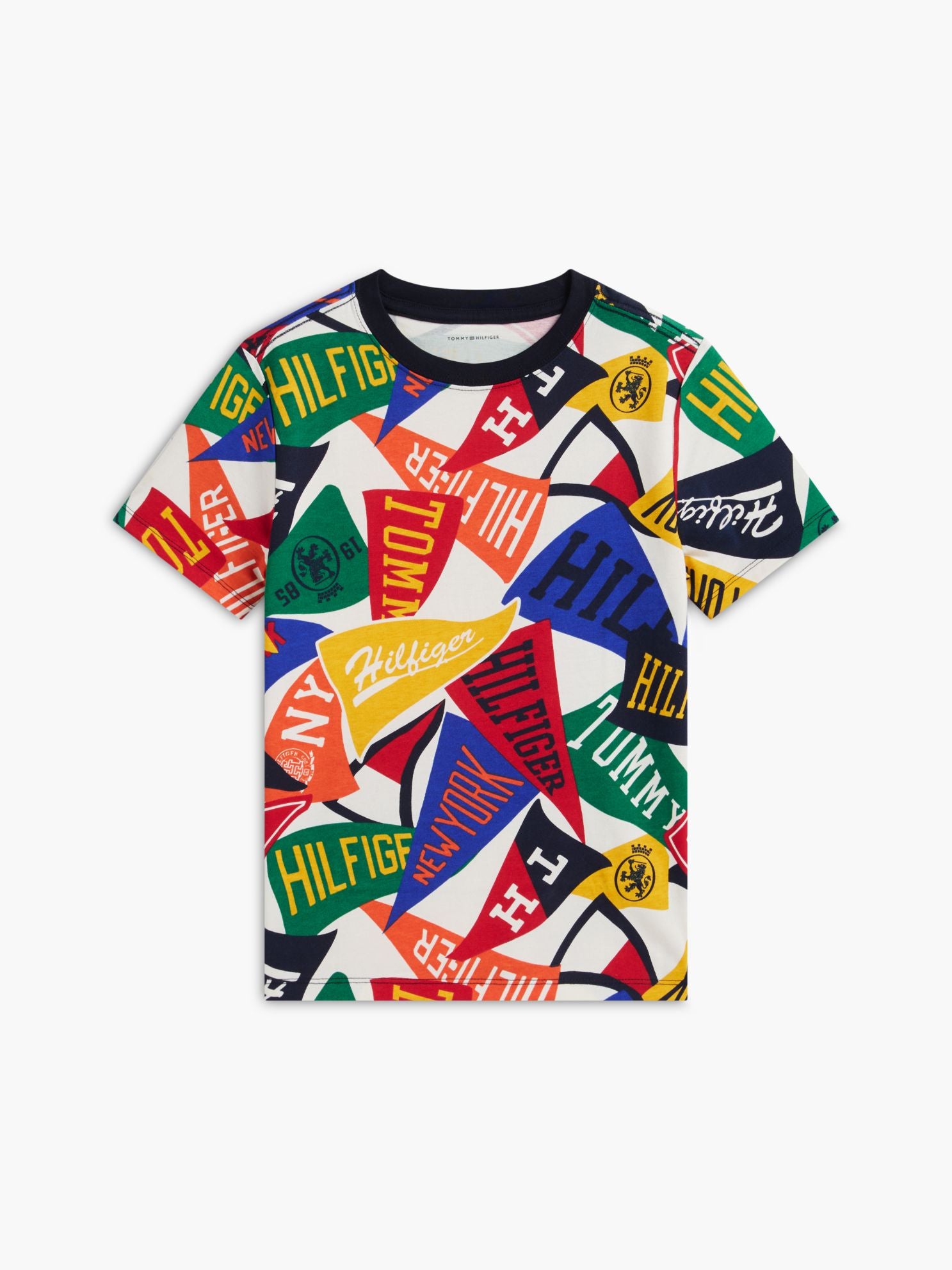 Tommy Hilfiger Kids' Allover Varsity Pennant T-Shirt