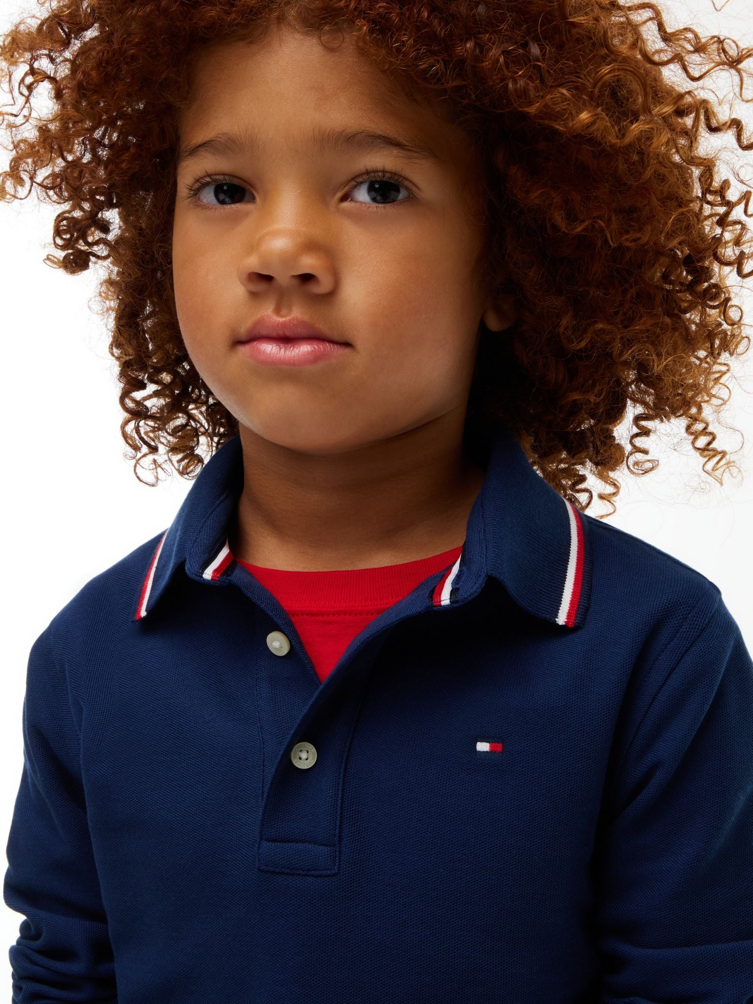 Tommy Hilfiger Kids' Long-Sleeve Tommy Wicking Polo