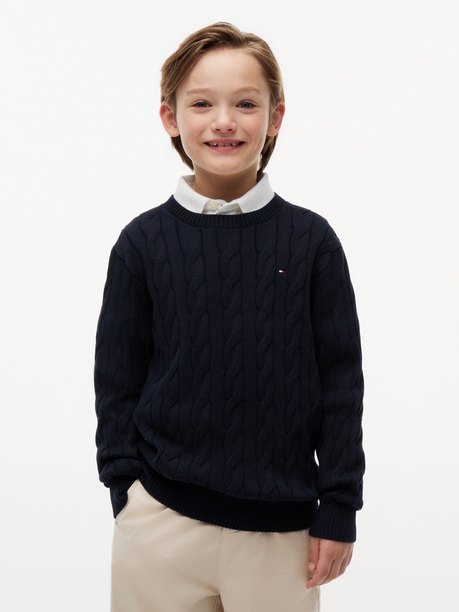 Tommy Hilfiger Kids' Cable Knit Sweater
