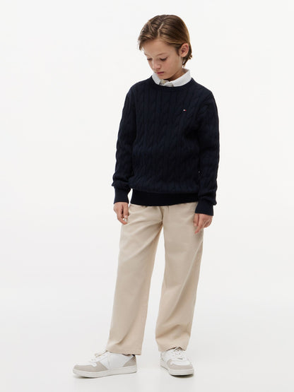 Tommy Hilfiger Kids' Cable Knit Sweater