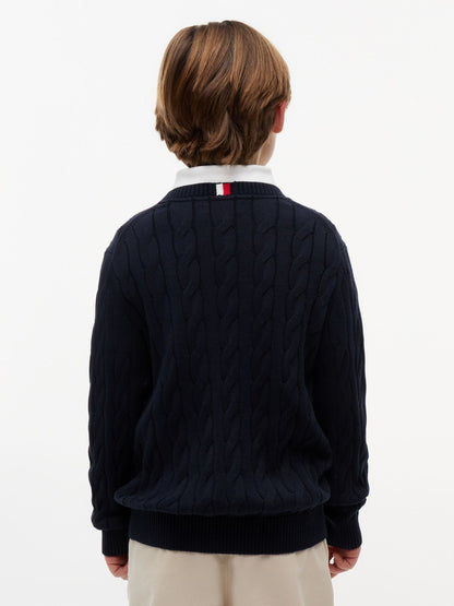 Tommy Hilfiger Kids' Cable Knit Sweater