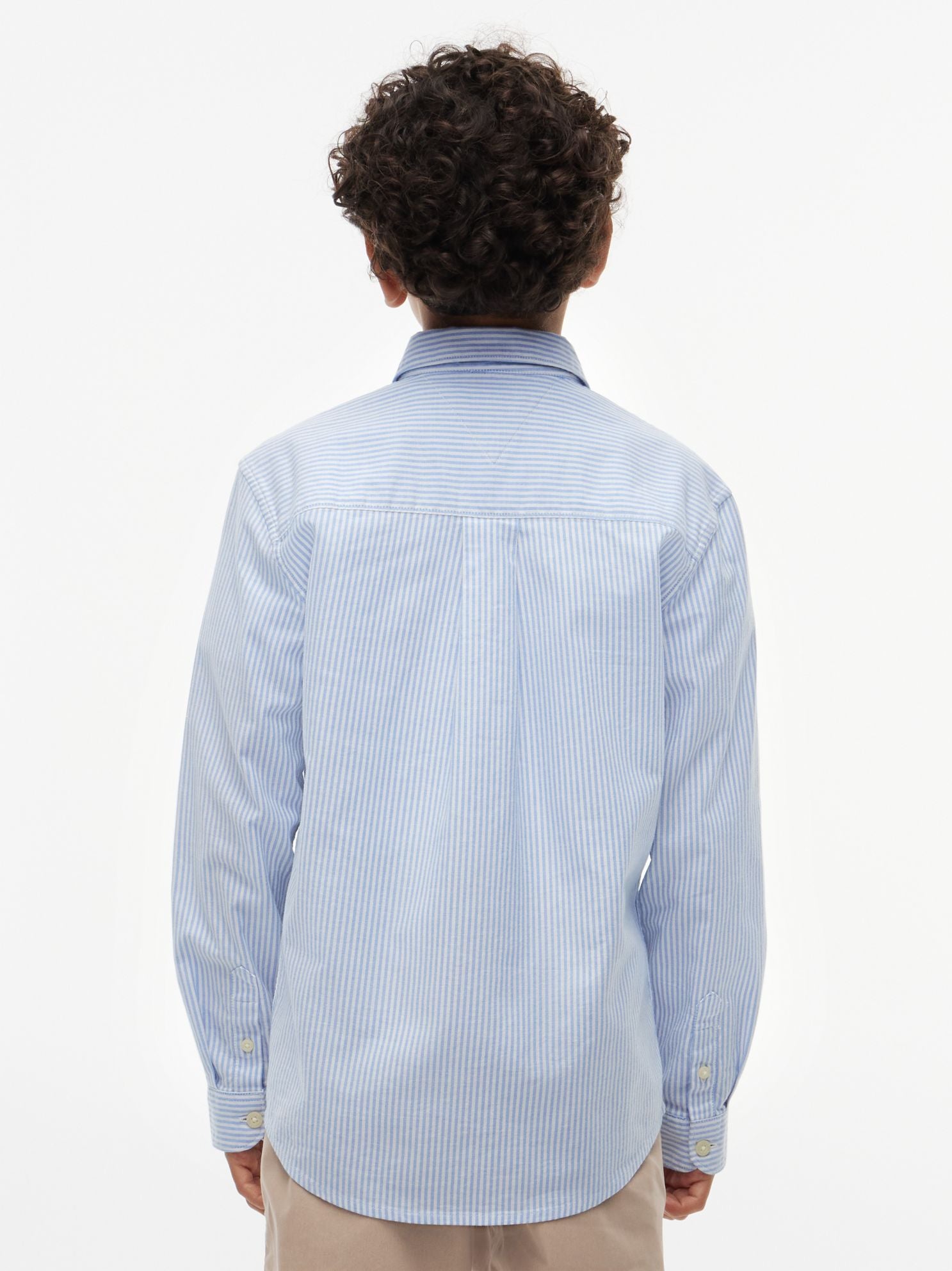 Tommy Hilfiger Kids' Striped Stretch Oxford Shirt