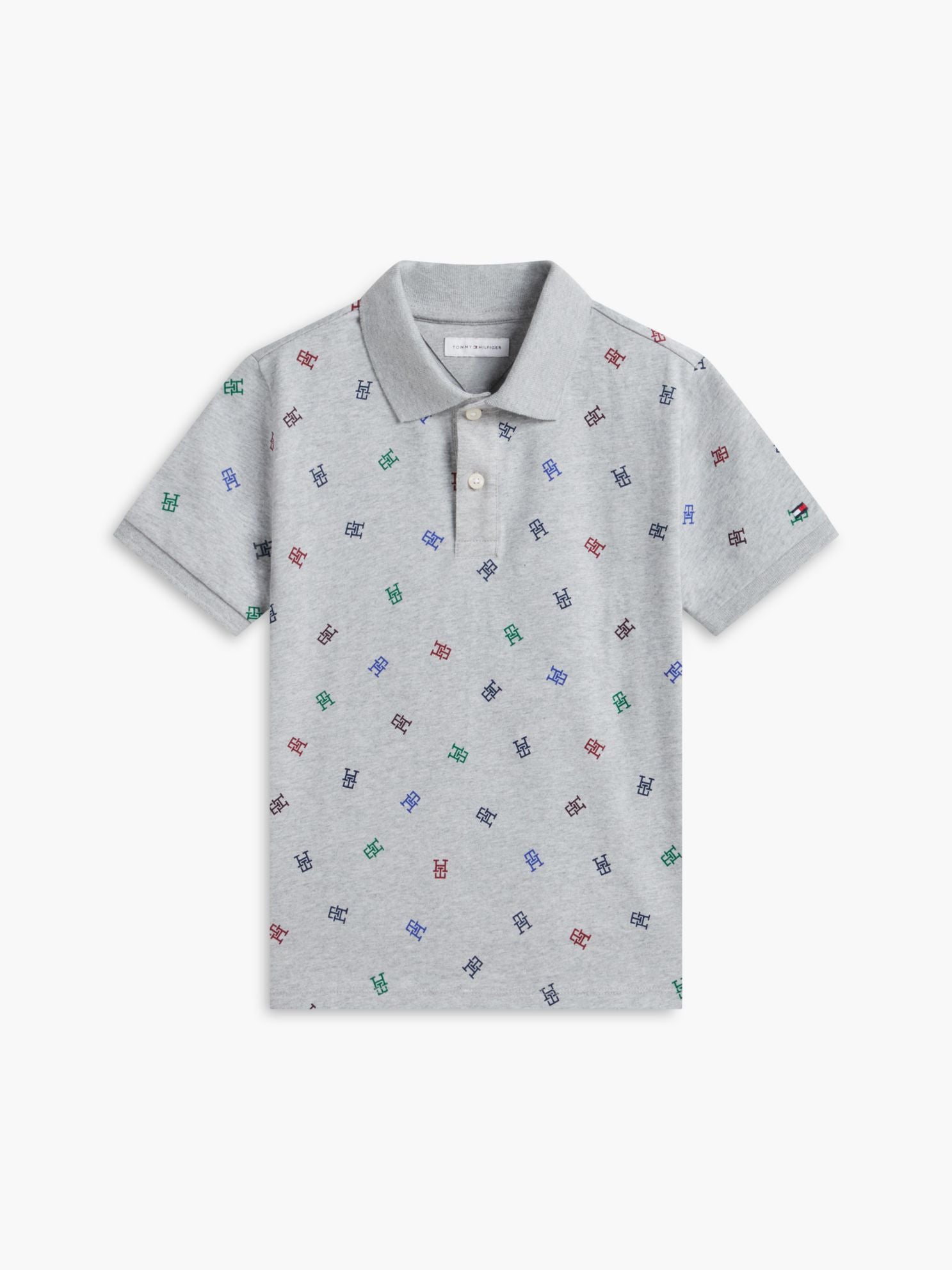 Tommy Hilfiger Kids' Allover Monogram Polo