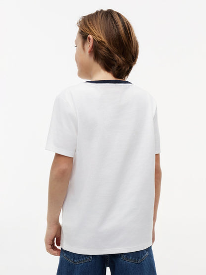 Tommy Hilfiger Kids' Flag Stripe Logo T-Shirt