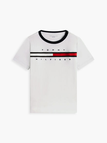 Tommy Hilfiger Kids' Flag Stripe Logo T-Shirt