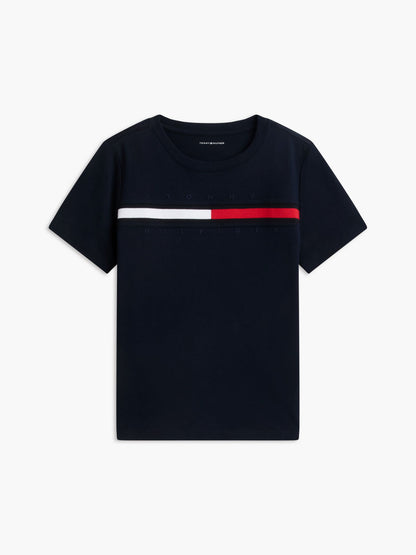 Tommy Hilfiger Kids' Flag Stripe Logo T-Shirt