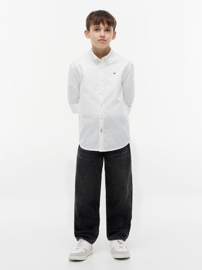 Tommy Hilfiger Kids' Stretch Oxford Shirt