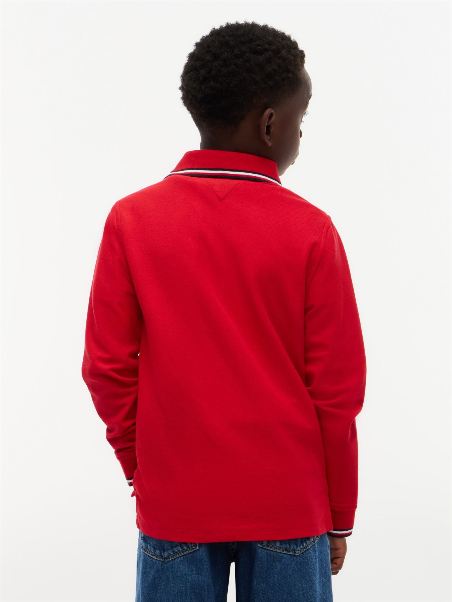 Tommy Hilfiger Kids' Long-Sleeve Tommy Wicking Polo