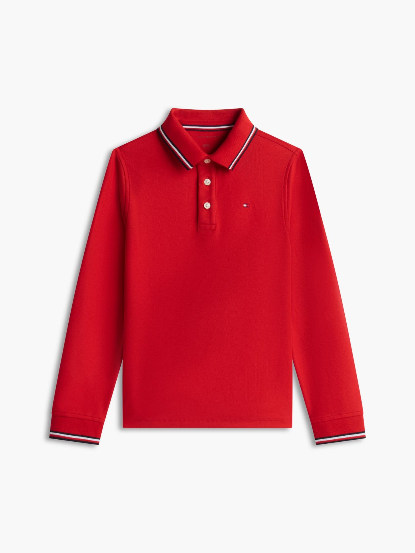 Tommy Hilfiger Kids' Long-Sleeve Tommy Wicking Polo