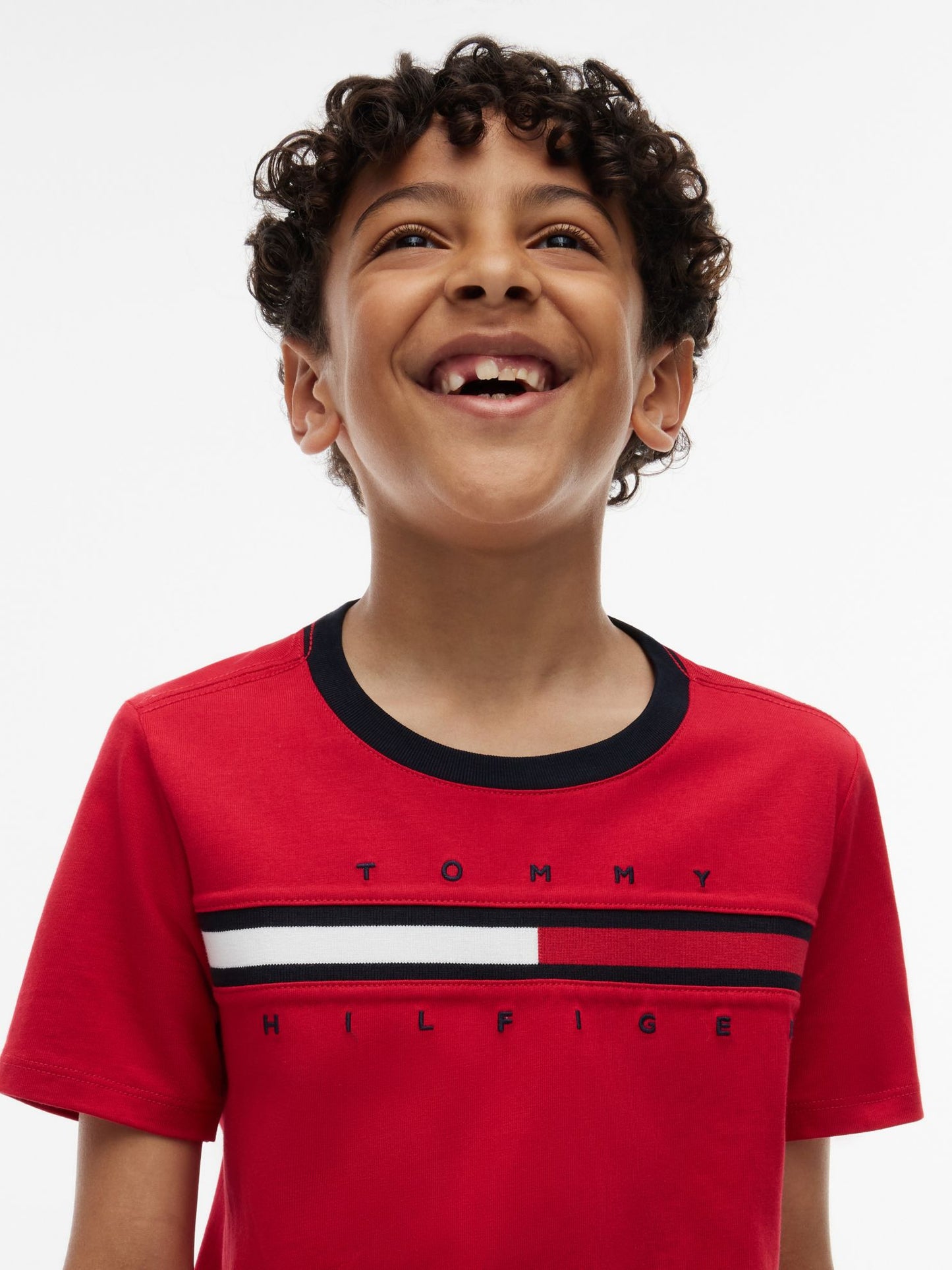 Tommy Hilfiger Kids' Flag Stripe Logo T-Shirt