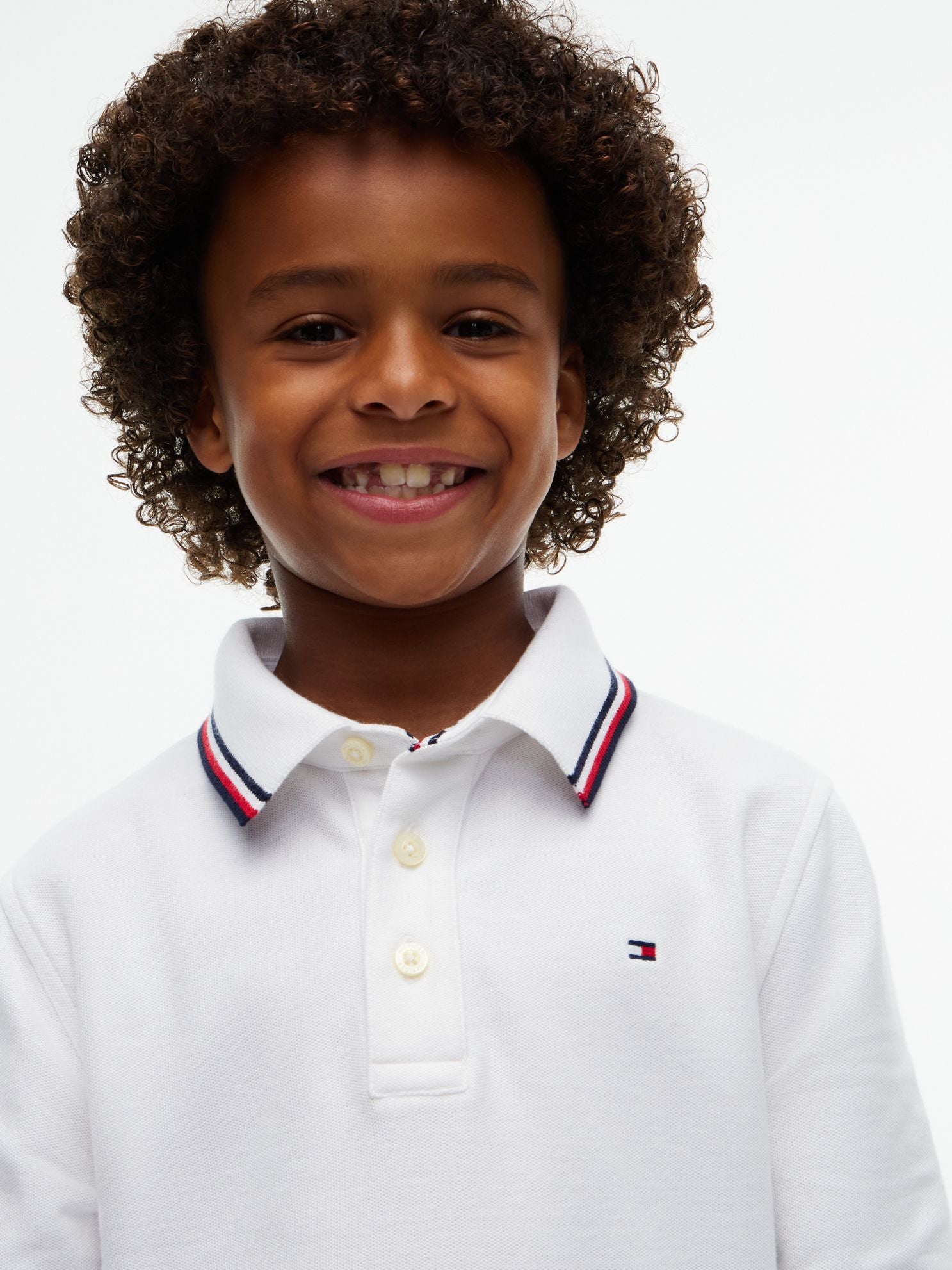 Tommy Hilfiger Kids' Long-Sleeve Tommy Wicking Polo